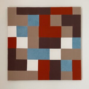 pixel patchwork on canvas